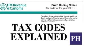 Tax Codes Self Assessment