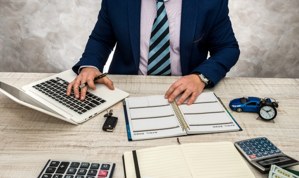 businessman working in office